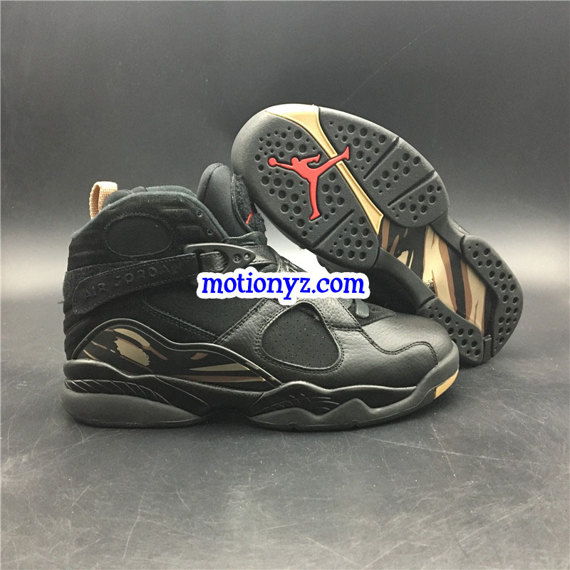 Authentic Air Jordan 8 Retro OVO Black
